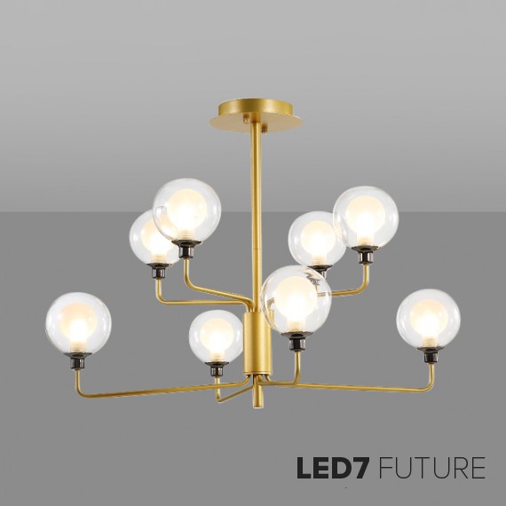 Loft Industry Modern - Bubbles Mody Chandelier